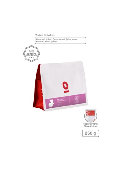 Guatemala La Candelaria Single Origin Çekirdek Kahve 250 G Karamel & Kakao Notlu