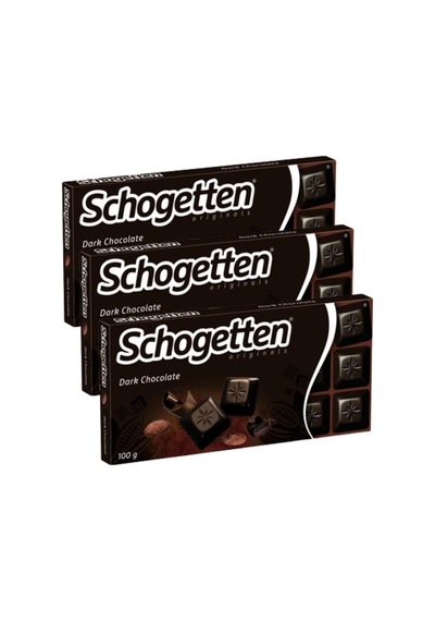 Schogetten Bitter Çikolata 100gr X3