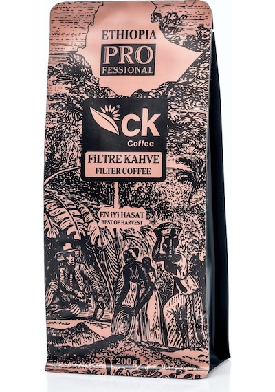 Ethiopia Pro Çekirdek Filtre Kahve 200 G Filtre