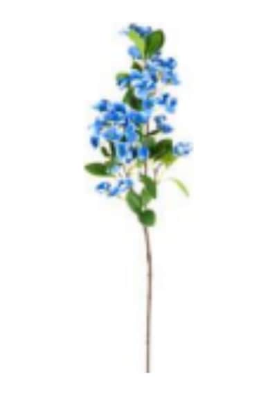 Yapay Islak Dokulu Sütleğen Çiçek Mavi 77 Cm. Çok Renkli