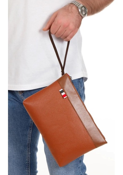 Newish Polo El Bilek Askılı Suni Deri Portföy Clutch Çanta