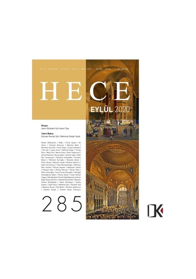 Hece 285.Sayı Eylül 2020