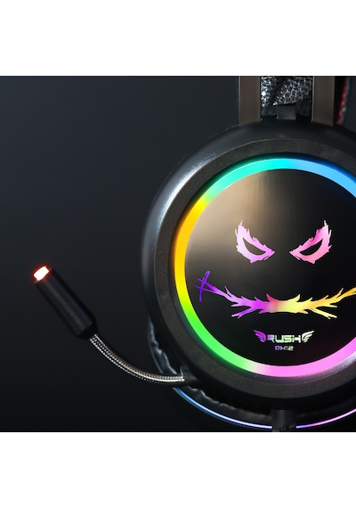 Rush Sash RH12 3.5 MM RGB Gaming Mikrofonlu Oyuncu Kulaklığı