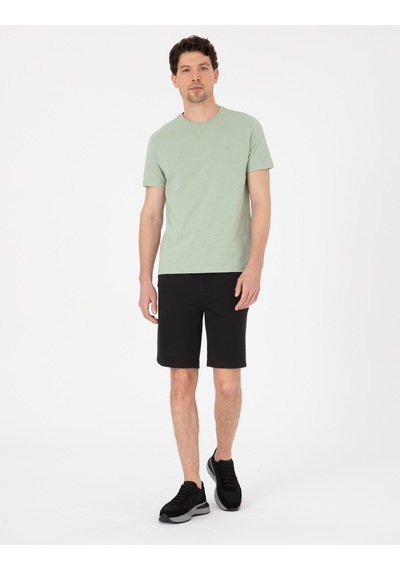 Pierre Cardin Siyah Comfort Fit Örme Şort 50310720-vr046