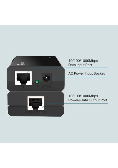 Tp-lınk Tl-poe150s Gıgabıt 48volt 15.4watt Poe Adaptör