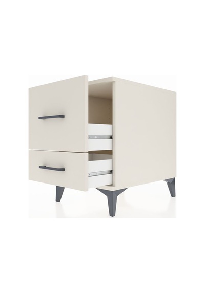 Kronos Komodin 2 Raflı Tek Çekmeceli Tek Kapaklı 44x59x64 Aytaşı-aytaşı Aytası