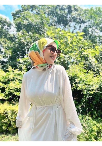 Moda Kaşmir Palet Desen Bambu Eşarp Haki
