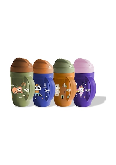 Wee Baby Friends Pipetli Bardak Mor 265 Ml Mor