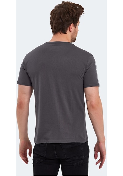 Slazenger PADERAU IN Erkek Tişört Koyu Gri
