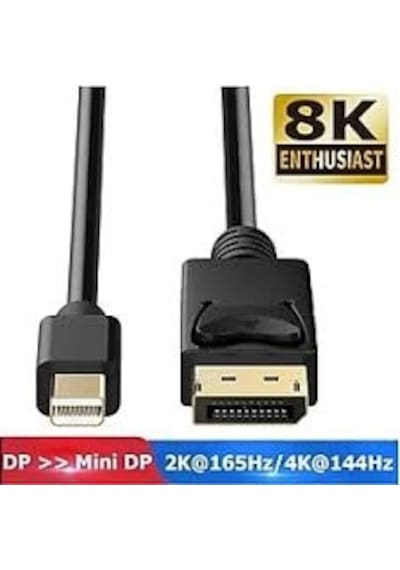 Bluesery Mini Display Port To Display Port 1.8m Kablo Gold