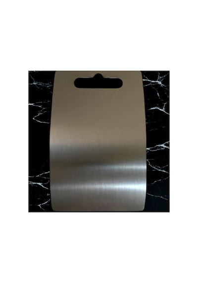 Gkd 2'li 304 Paslanmaz Çelik Kesme Tahtası Seti Hijyenik, Dayanıklı Tasarım 20x30 Cm & 23x34 Cm Gri