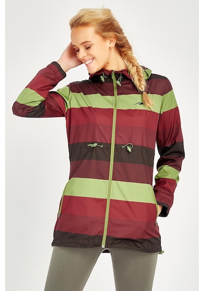Maraton Sportswear Comfort Kadın Kapşonlu Uzun Kol Basic Fıstık Yeşili Trençkot 16400-fıstık Yeşili Fıstık Yeşili