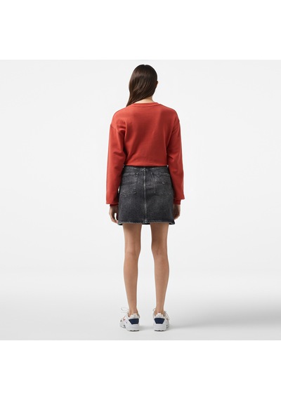 Tommy Hilfiger Jeans Mom Uh Skirt B Kadın Siyah Etekdw0dw18231