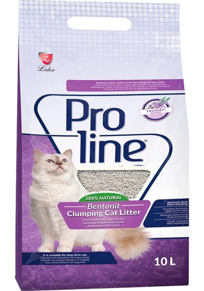 Proline Lavanta Bentonit Ince Kedi Kumu 10 Lt