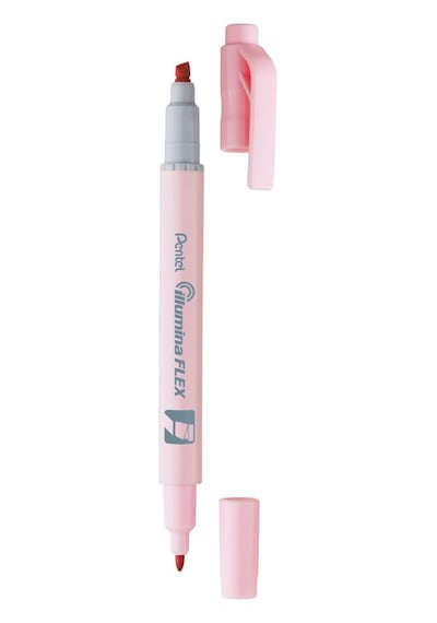 Pentel Marker Kalem İllumina Flex Pastell Pink Slw11p-pe Pembe