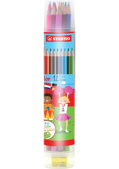 Stabılo Color Kuru Boya 12 Renk Bl-1212/77-pt