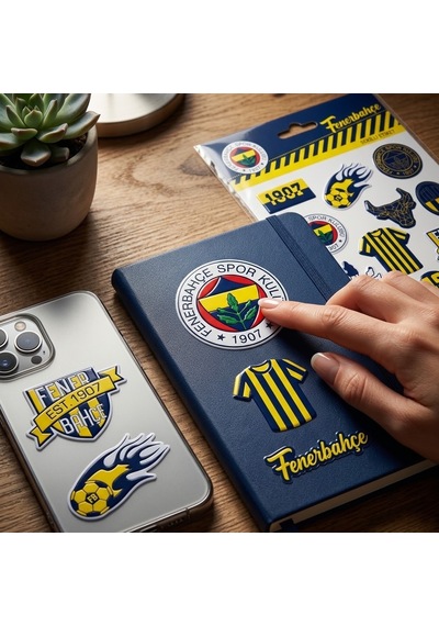 Bakgelal Fenerbahçe Fb Lisanslı Kabartmalı Sticker Seti 3d Sarı Lacivert Taraftar Çıkartmaları - 9071576895247 Lacivert - Sarı