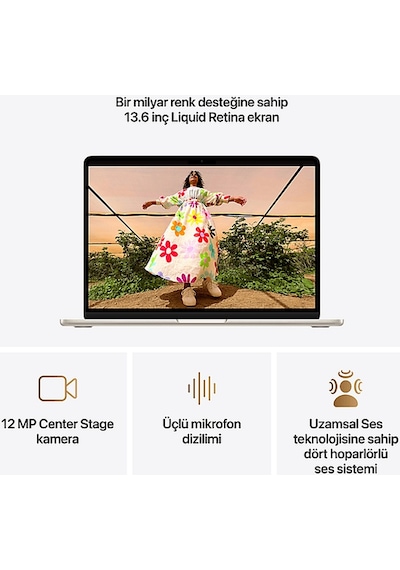 Apple MacBook Air MDHA4TU/A M5 16 GB 512 GB SSD 13.6" macOS Dizüstü Bilgisayar