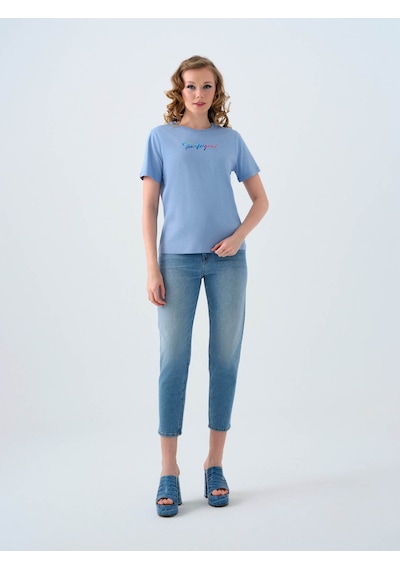 Loft Açık Mavi Kadın T-shirt Lf2039154 Açik Mavi