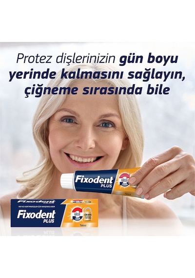 Fixodent Plus Güçlü Isırık Diş Protezi Yapıştırıcı Krem 40 G