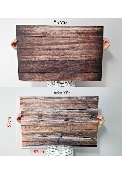 Ürün , Yemek , Reklam Vb. Çekimleri İçin 57x87cm Çift Taraflı Backdrop Fotograf Zemini Fonu No.57