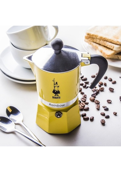 Bialetti 4982 Raınbow 3 Cups Yellow 248.01.0001 Bialetti