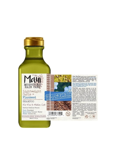 Maui Flaxseed Hafif Bukleli Saçlar İçin Şampuan 385ML