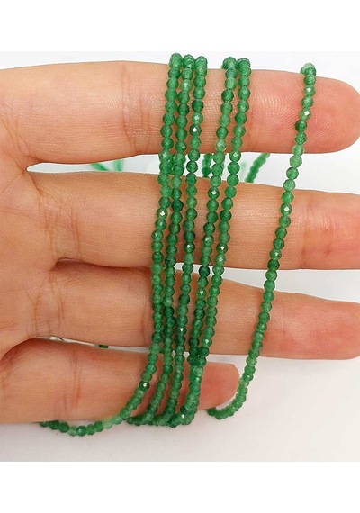 Bileklik Boy Aventurin Taşı Dizi 2mm 45326 Yarım Dizi 17cm Uzunluğundadır Çok Renkli