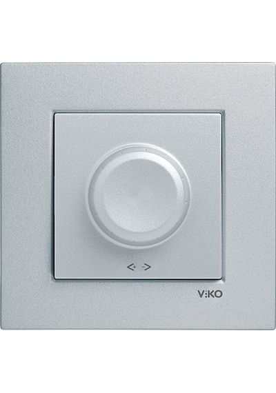 Viko Novella Gümüş Dimmer Çerçeveli