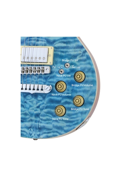 Aria Pro Iı Pe480-Sebl Les Paul Kasa Elektro Gitar