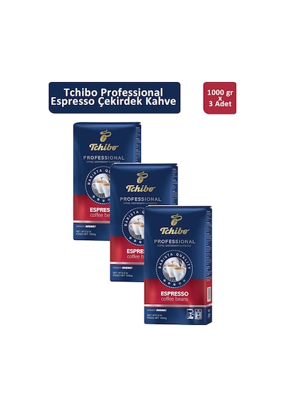Tchibo Professional Espresso Çekirdek Kahve 3 x 1 KG