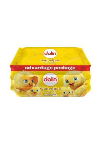 3 Adet Dalin Kapaklı Islak Havlu 56 3
