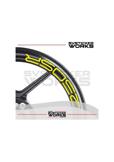 Cfmoto 250sr Sticker Jant İçi Yazı 8li Sticker Set Diğer