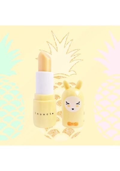 Inuwet Bunny Lip Balm Glitter Gold Pineapple