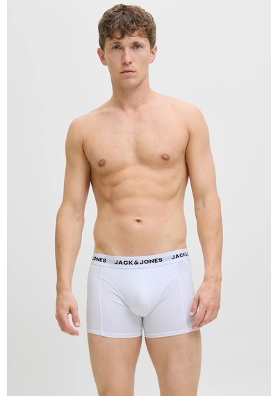 Jack & Jones Erkek Boxer 12285371 Siyah-beyaz-gri Siyah-beyaz-gri