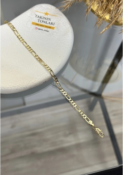 Xp Gold Marka Model Bileklik 18.5 Cm Altın