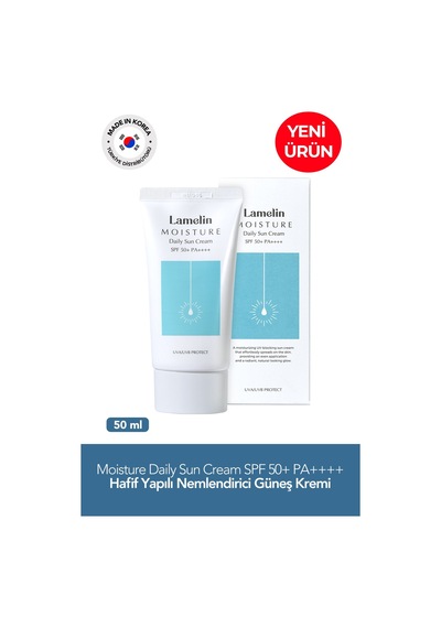 Hafif Yapılı Nemlendirici Güneş Kremi Spf 50+ Pa++++ Moısture Daily Sun Cream