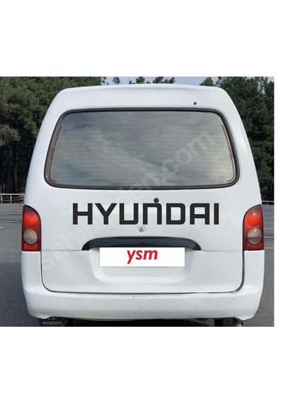 1997-2000 Panelvan Hyundai H 100 Arka Yazı Folyo