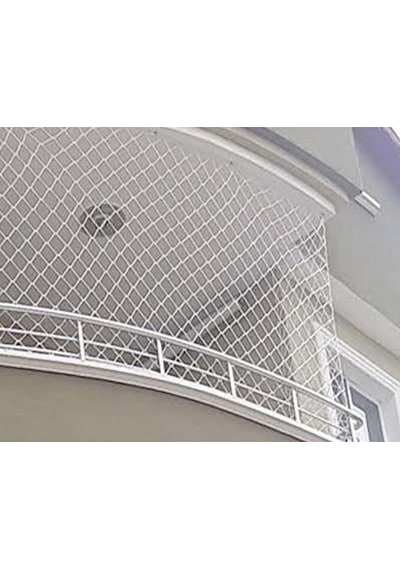 6 Mm 3 X 5 Metre Göz 5 Cm Balkon Güvenlik Filesi Çocuk Emniyet