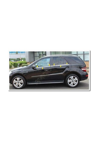 Markadan Mercedes Ml Klasse W164 Krom Cam Çıtası 2006-2011 4   Parç