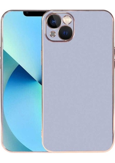 Apple Uyumlu iPhone 13 Kılıf Zore Viyana Kapak Mavi Açık