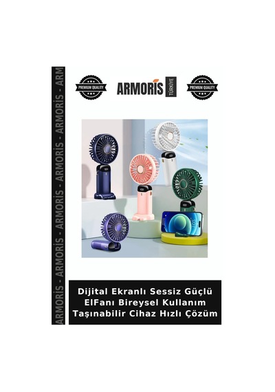 Dijital Ekranlı Sessiz Güçlü Elfanı Bireysel Kullanım Taşınabilir Cihaz Hızlı Çözüm
