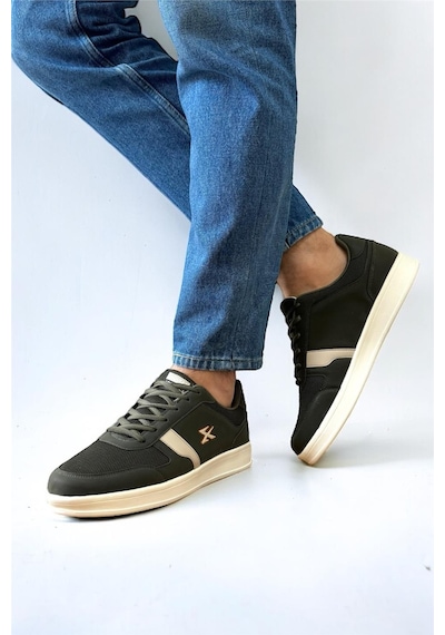 Erkek Günlük Sneaker Rahat Spor Ayakkabı Haki-Hakı Haki