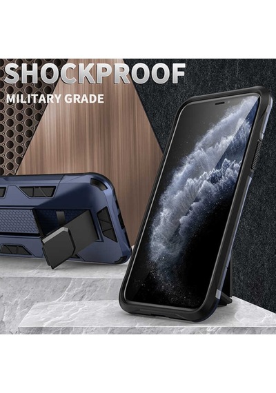 Apple Uyumlu iPhone 11 Pro Kılıf Zore Volve Kapak-Siyah