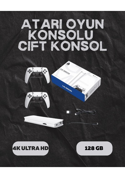 M15 Retro Konsol 20.000 Oyunlu Çift Gamepadli 4k Hdmı
