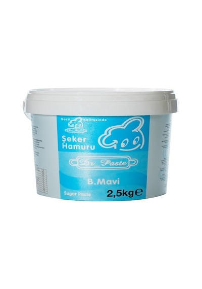 Dr Paste Şeker Hamuru 2,5 Kg - Bebek Mavi