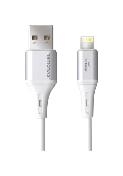 Usb A-lightning, 2metre, 3.1a Hızlı Şarj Kablosu, Remorax Wahoo 1ad X 2metre Beyaz Diğer