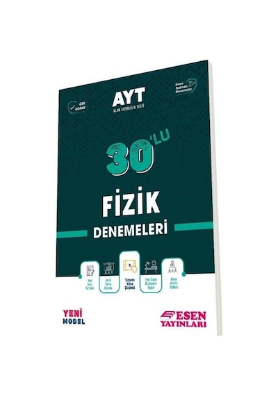 2022 AYT Fizik 30'lu Deneme -  Esen Yayıncılık