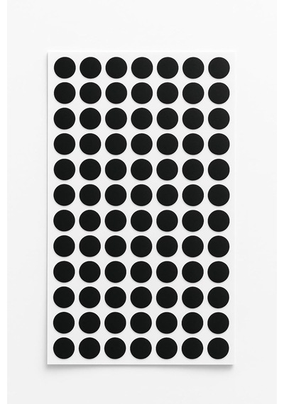 Yuvarlak Etiket Siyah 15 Mm -1.890 Adet- Renkli Etiketler, Yapışkan Noktalar, Renkli, Çok Amaçlı Etiketler, Renkli Genel
