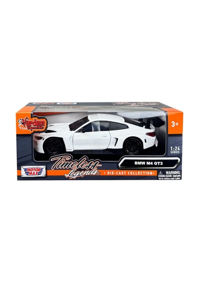Motormax 1:24 Bmw M4 Gt3 , Beyaz